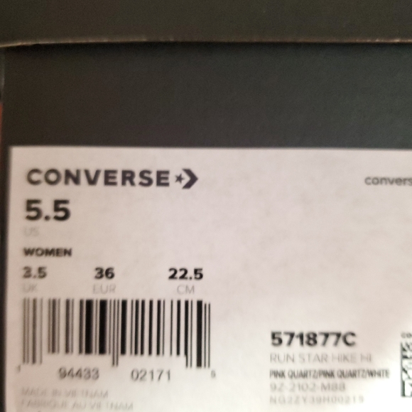 CONVERSE Run Star Hike Hi Platform W SZ Various - Picture 10 of 12